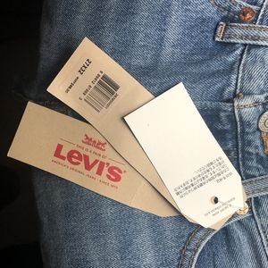 Levi's jeans with embroidered dragon